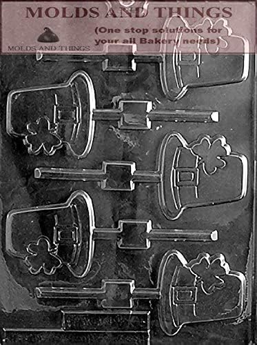 Shamrock Hat Mold Shamrock Chocolate Candy Mold with © Molding Instructions Patrick's Day Mold
