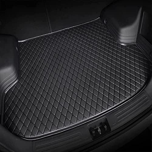ELOKO Leather Car Boot Mat for Volkswagen VW Beetle 2012-2017 2018 2019, Waterproof Anti-Scratch Non-Slip Trunk Pad, Cargo Tray Protector Liners Accessories,Black