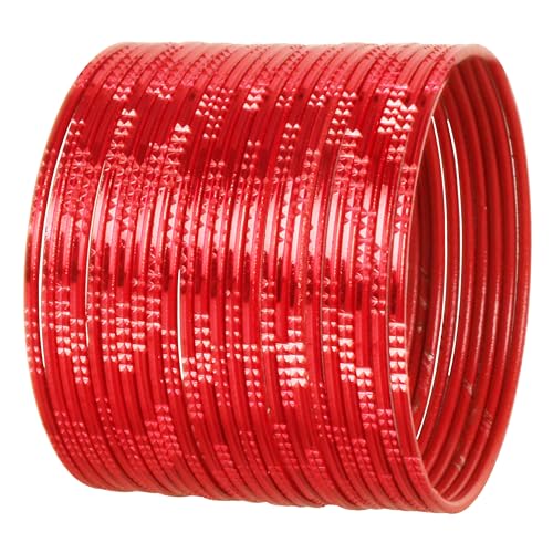 Bracelets indiens Bollywood colorés extra larges pour femme en lot de 24 pièces