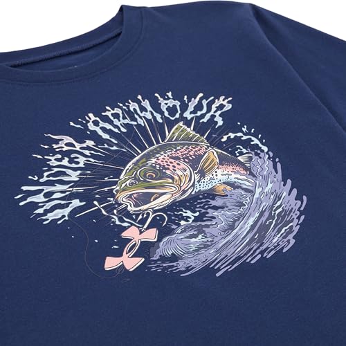 Image of Under Armour Boys' Short Sleeve Graphic T-Shirt, Soft & Comfortable, Outdoor Collection