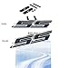yoaoo-oem ® 1 x OEM SS emblema distintivo griglia + adesivo 3D per Camaro Chevrolet GM Series anteriore cromato nero