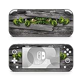 ZOOMHITSKINS Switch Lite Accessories, Compatible for Nintendo Switch Lite Skin, Green Monster Zombie Wooden Beast Creature Alien Turtle, 3M Vinyl, Durable & Fit, Easy to Install, Made in The USA