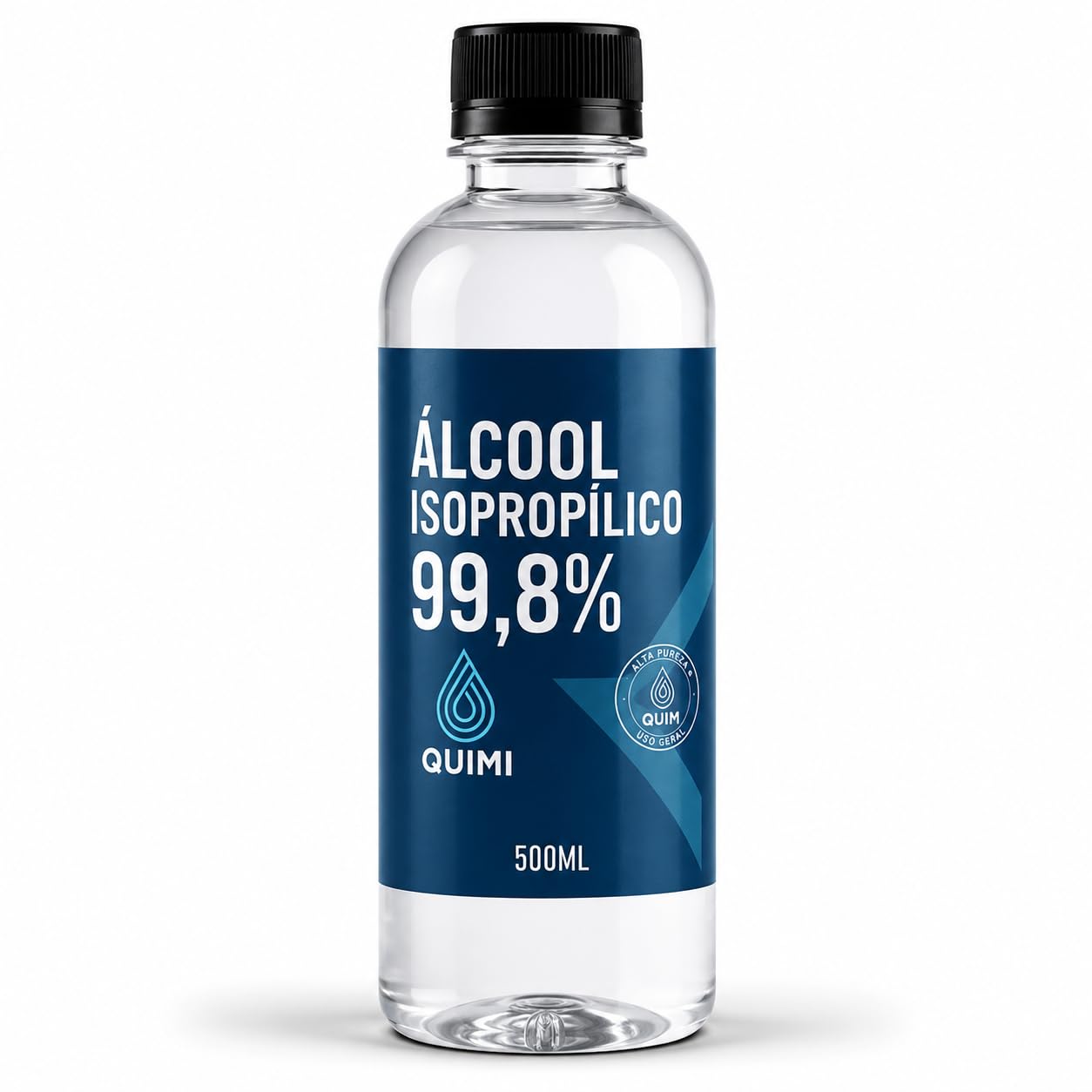 Álcool Isopropílico 99,8% Quimi Vida 500ml - Limpeza Profissional em Quantidade Econômica