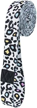 Resistance Band Leopard Printing Exercise Band Elastic Bands for Legs Butt and Arm