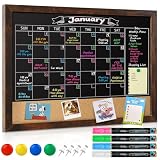 GOTIDEAL 24×18 Chalkboard Calendar