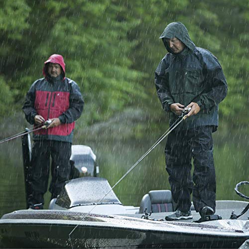 Product Image 6: FROGG TOGGS Men's Anura HD Waterproof Rain Jacket, Dust Blue/Carbon, Large (NTHD63129)