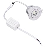 Adjustable Mini LED Recessed Light with Soft Lighting 5W for Cabinets, Aluminium Recessed Light (#1)