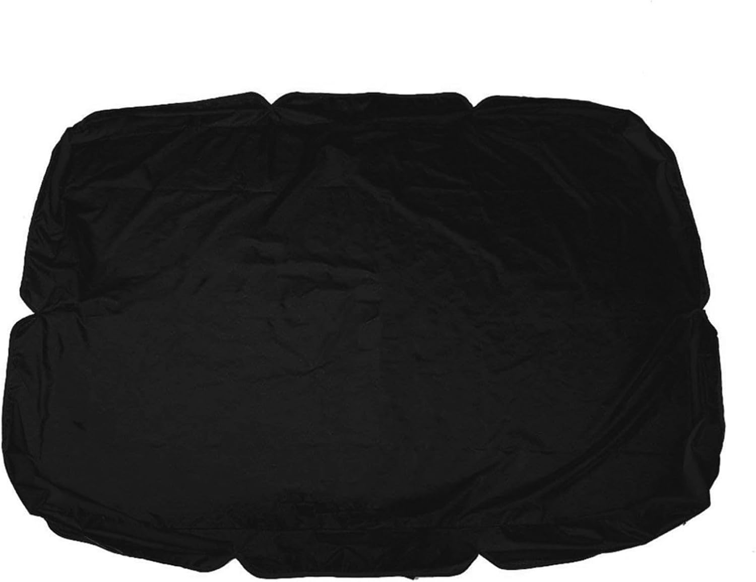 Outdoor Swing Canopy Replacement Canopy Cover, Porch Swing Seat Canopy Cover, Waterproof and Windproof Garden Hammock Canopy Cover for Garden(Size:164 * 114 * 15m/64.5 * 44.8 * 5.9in,Color:Black)