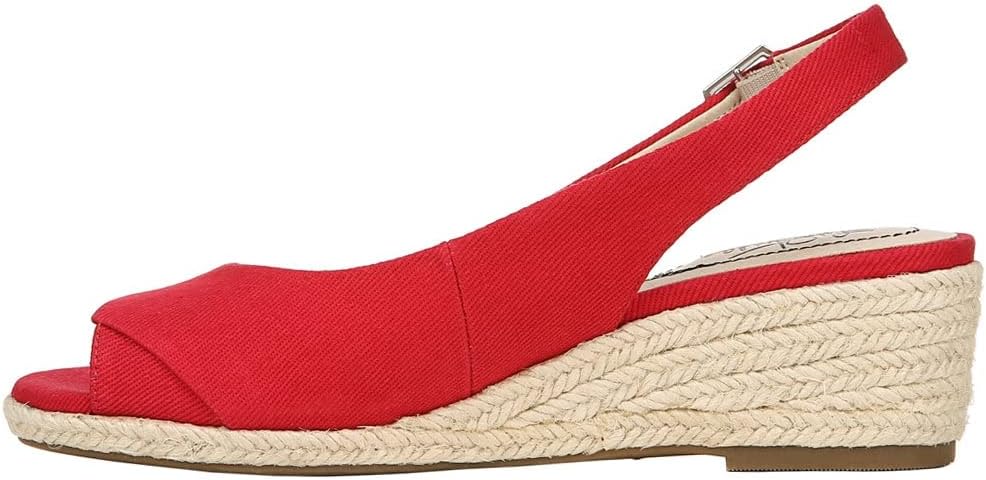 LifeStride Womens Socialite Espadrille Fire Red 10 M