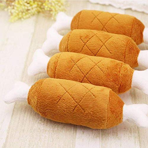 Seis 2pack Chicken Leg Plush Toy Pet Squeaker Toy Dog Cat Chewing Toys for Small Medium Large Dog Pets 2pack  Cucciolini Doodles Seis 2pack chicken leg plush toy pet squeaker toy dog cat chewing toys for small medium large dog pets 2pack   cucciolini doodles