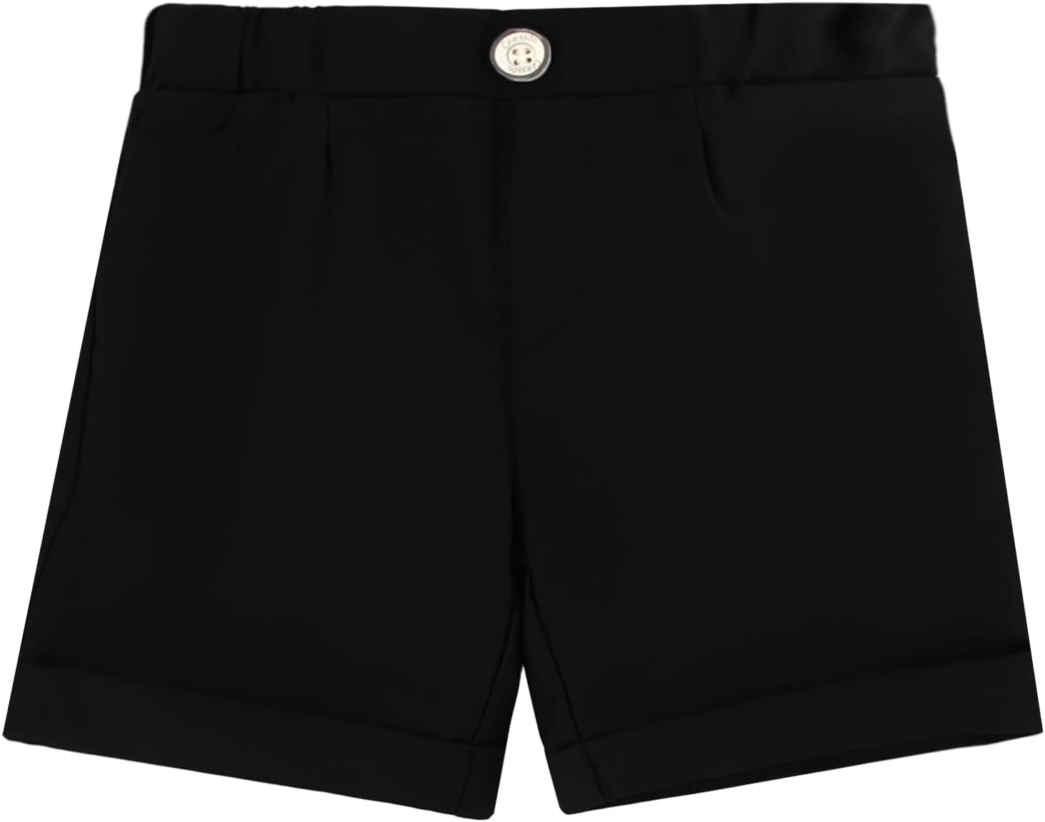 KISBINI Toddler Boys School Uniform Pull-On Shorts Golf and Performance Dress Shorts