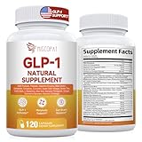 GLP-1 Supplement for Women and Men | Hunger & Metabolism Support - Probiotic, Prebiotic, Berberine, Chromium, Vitamin D3, Digestive Enzymes, GLP1 Support for Digestive & Gut Health (120 Capsules)