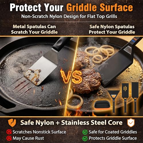 Plaque de cuisson universelle fonte pré-enduite grand format - 6