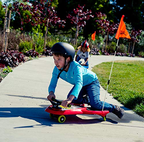 GOMO Spinner Shark Drifting Kneeboard - Scooter Board with Casters for Kids (Red - 1pc) - Thumbnail 2