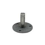 Renovators Supply Manufacturing Dummy Door Knob Spindle 1 in. Dummy Door Handle Spindle with Mounting Hardware