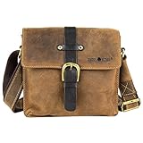 Serie: Vintage Greenburry Vintage Umhängetasche Leder 22 cm