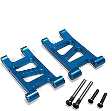 Metal Accessories for Hyper Go 14301 Upgrades, Hyper Go 14302 14303 Parts, Blue Upgrade Replacement Parts, for MJX Hyper Go 14301 14302 Brushless RC Car (14250 Rear Lower Suspension Arms)