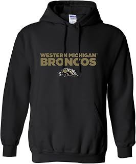 CreateMyTee | Western Michigan University Broncos Full Hooded Sweatshirt
