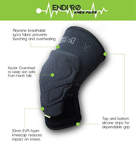 image for DEMON UNITED Demon Enduro Mountain Bike Knee Pads|BMX Knee Guards|Snow