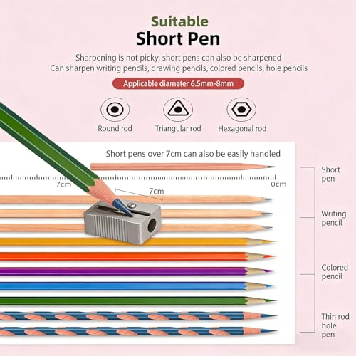 Taille-crayon électrique USB compact avec 3 modes d'affûtage et réservoir transparent - 4