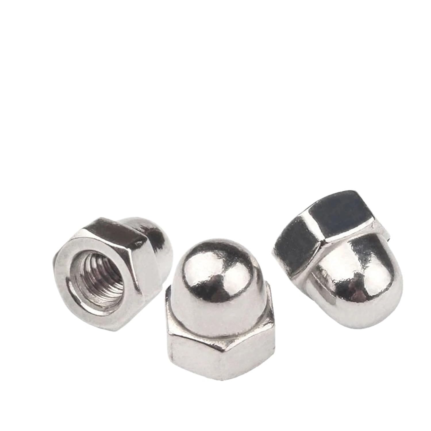 10pcs/lot Acorn Cap Nut M3 M4 M5 M6 M8 M10 M12 M14 M16 M18 A2-70 Stainless Steel Decorative Cap Nuts Caps Covers(M3)