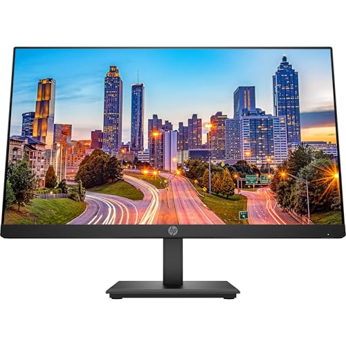 Image of HP P224 21.5 Inch Monitor 2-Pack, FHD 1920 x 1080, LED Backlit, IPS, Vesa Compatible, Anti-Glare, Tilt (HDMI, VGA and DisplayPort) for Home & Office