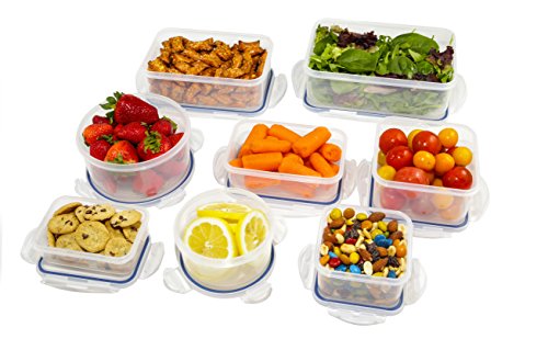 Plastic Food Storage Containers With Lids For Use In Freezer Safe Food Storage Container Set And Large Food Storage Containers With Lids (16 Piece Food Containers) #TOP1