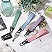 Jetec 4 Pieces Keychain Wristlet Lanyard Wristlet Strap Key Chain Holder Zipper Pulls Bag Pendant for Men Women, 4 Colors (Light Color)