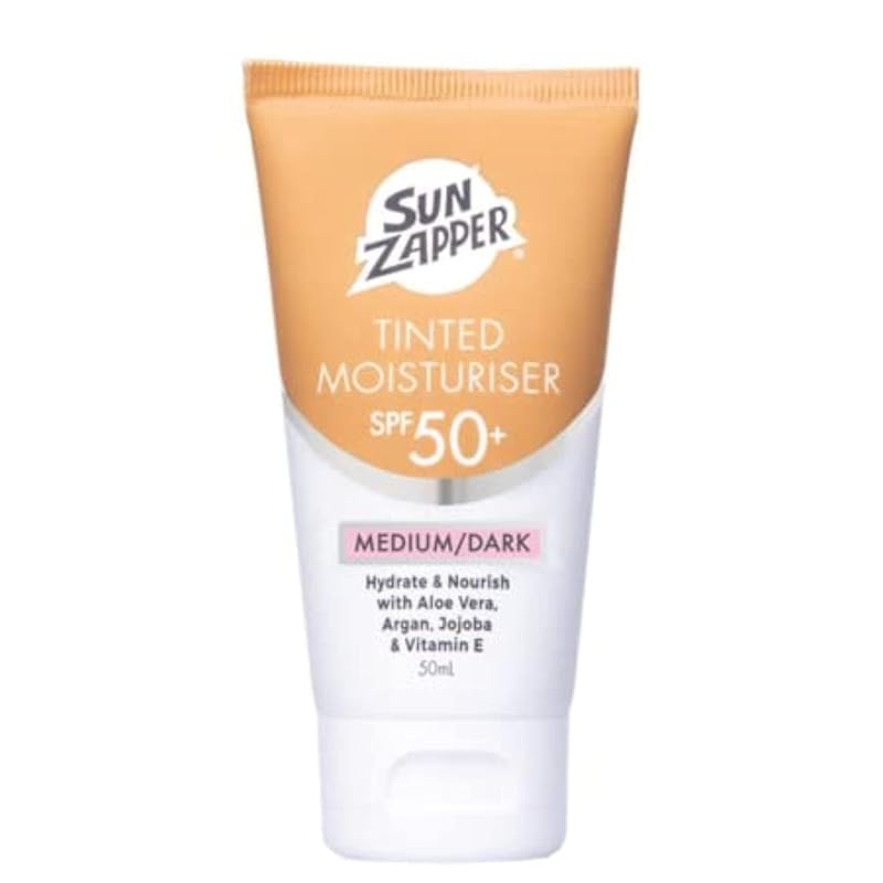 Sun Zapper BB Cream com FPS 50+ Médio-Escuro, 50 mL
