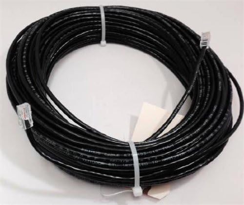 Certicable 100' RJ11-RJ11 Cat-5e Outdoor Voice Phone DSL Modem Cord Telephone Cable Wire UV