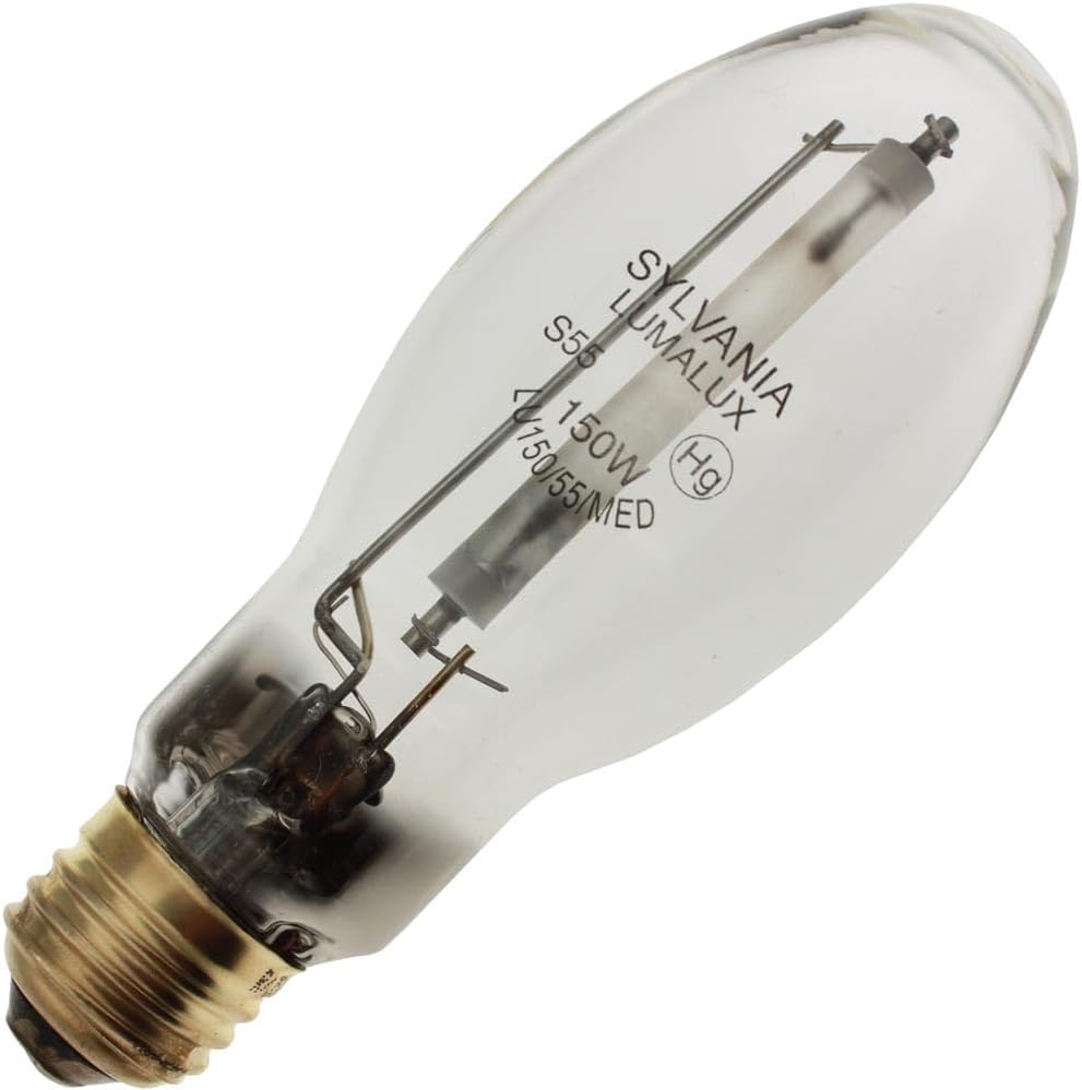 Replacement for Sylvania 67508, LU150/55/MED, High Pressure Sodium HID Light Bulb (6 Pack)