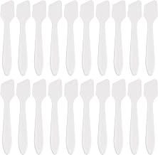 Tbestmax 300 PCS Mini Cosmetic Spatulas 3.2" x 0.6" Disposable Makeup Spatulas Plastic Spatulas Clear Facial Creams Skin Care Spatulas