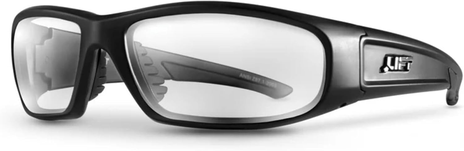 LIFT Safety Switch Safety Glasses | ANSI Z87.1 Rated | Anti-Fog Polycarbonate Lenses | UV-A/B/C Protection | TR-90 Frame