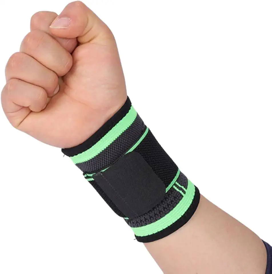 Munhequeira com Tala Ajustável Suporte para Punho e Pulso – Tendinite, Alívio da Dor e Prática Esportiva, Academia