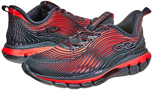 Tênis Combate, Olympikus, Masculino, Preto/Vermelho, 40