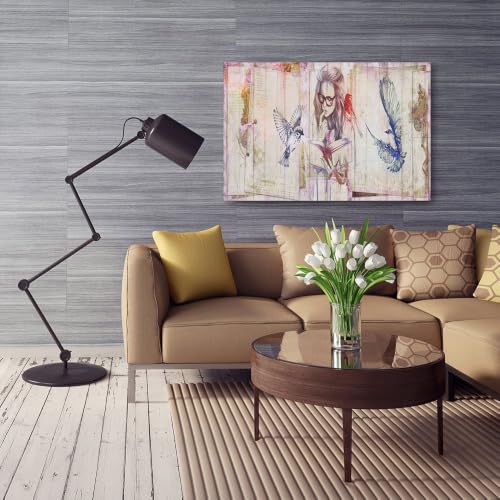 Póster de niña vintage de 50x70 cm para renovar paredes vacías en tu salón o dormitorio 5