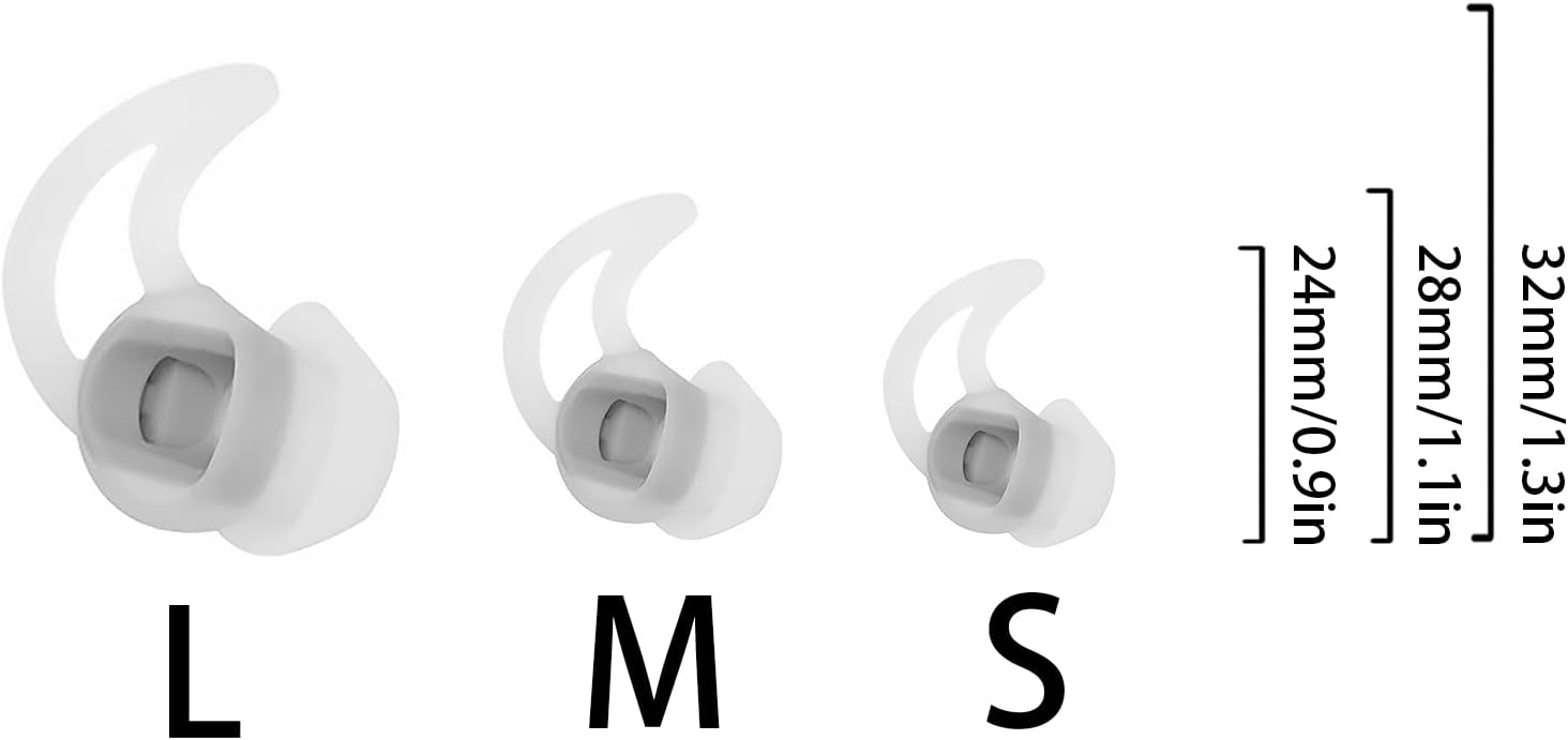 3 Pairs S/M/L Replacement Silicone in Ear Earbud Tips Set Earphone image 5