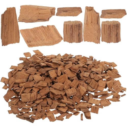 POPETPOP Copeaux de Chêne Français Légèrement Toastés 100g pour Vinification Maison, Morceaux de Chêne à Vin Rouge, Matériel de Brassage Amateur, Amélioration Arôme et Saveur du Vin Rouge