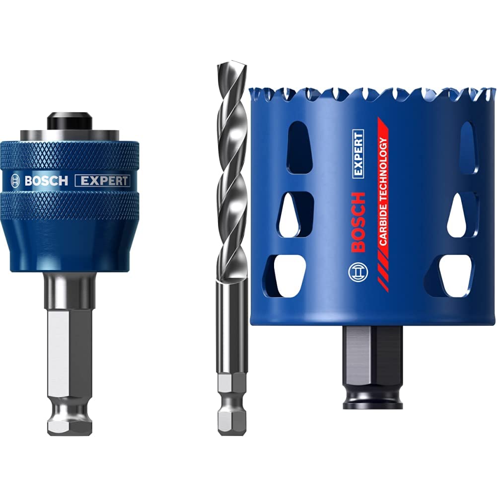 Scie trépan Expert Bosch 68mm pour encastrer les boîtiers électriques muraux