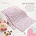 Vonty Kids Pillowcase Pink Strawberry Printed Standard Pillow Cases, Microfiber Kids Pillow Cases for Girls - Soft & Breathable 20x26 Pillow Covers(1Pcs)