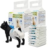BPS 16 Stück Einweg-Windeln für Hunde, Gesundheit, Haustiere, weiblich, Welpe, super saugfähig, Hygiene-Höschen, 5 Größen wählbar (L) BPS-2184 x 02