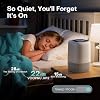 Purificador de Aire VOOPNU para Hogar, Filtro de Alta Eficiencia hasta 1076 ft², Blanco | para Pelo de Mascotas, Olores, Polen, Humo, Purificador Compacto con 3 Velocidades, Temporizador, Aroma, 22 dB Silencioso, Entrada 360°, DH-JH12 8