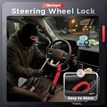 Car Steering Wheel Lock Anti-Theft Device, Seat Belt Lock - Image 5