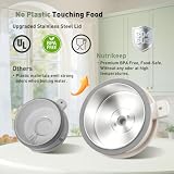 New 10-in-1 Nut Milk Maker Machine Stainless Steel Lid, 40oz Nut Milk Maker | Milk Maker Blender for Almond, Oat, Soy, Plant Based Milk, 12 Blades, 18H Delay, Keep Warm, No Soaking, Self Cleaning