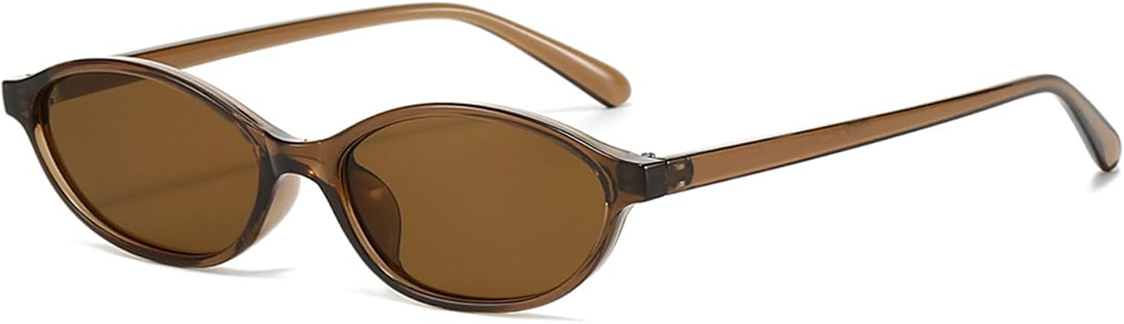 Ladies  Sunglasses, Oval Cat Eye 90s Glasses Sunglasses Women Vintage UV Protection Trend