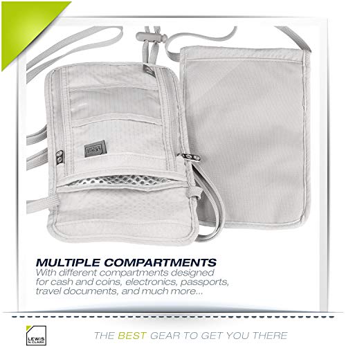 Lewis N Clark 1267 Luggage RFID Neck Stash, Taupe, One Size by Lewis N. Clark - Image 5