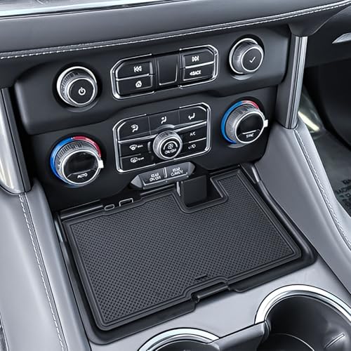 TACOBRO Center Console Tray Compatible with 2021-2024 Chevy Tahoe/Suburban & GMC Yukon Hidden Compartment Cover Organizer(Extra Storage with USB Hole, Not for Yukon Denali/Ultimate or 2025 Models) by TACOBRO - Image 5