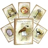 YINGLJK Mystic Journey Oracle Cards Full Deck Tarot Card Oracle Tarot Deck Classic Mystical Fortune Telling Toys Entertainment Board Games, Perfect for Indoor, Outdoor and Travel