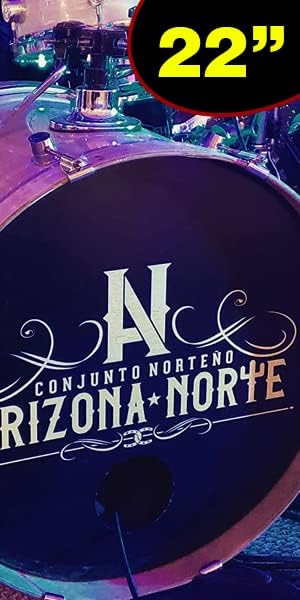 22 inch Custom Bass Drum Head Decal