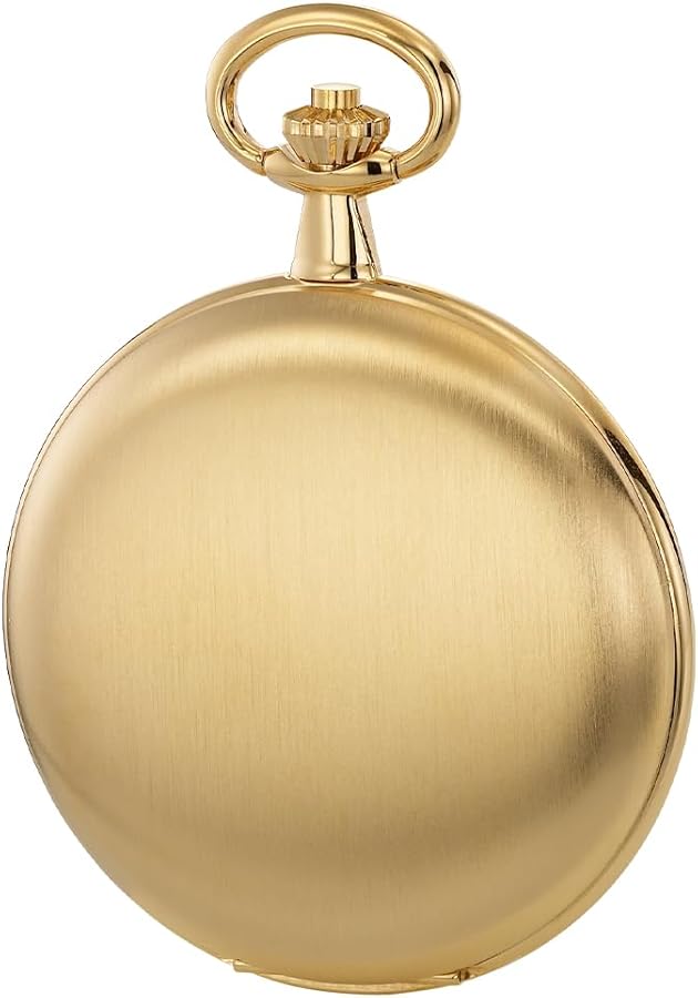 Dugena 4460302-1 Orologio Da Tasca Al Quarzo – Savonette Con Coperchio A Scatto E Catena - 4